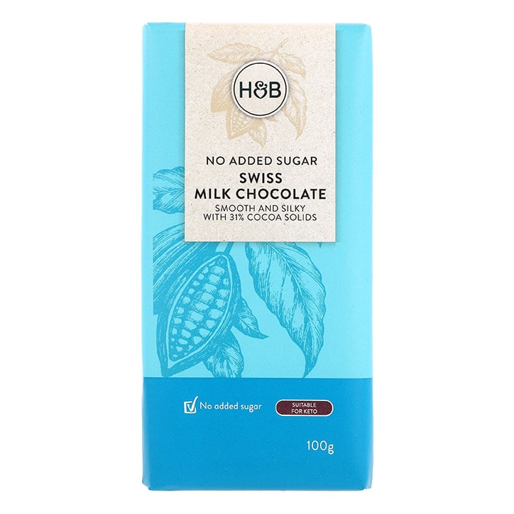 Holland & Barrett Swiss Milk Chocolate 100g